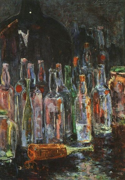 Nature morte avec bouteilles - Floris Verster